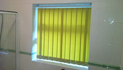 After blinds installation