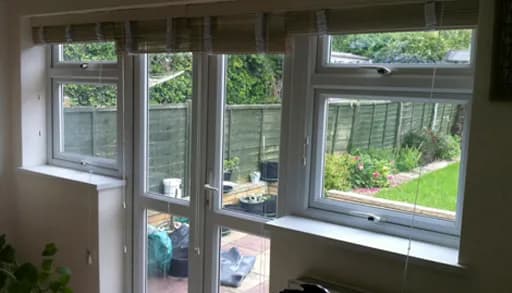 Before blinds installation