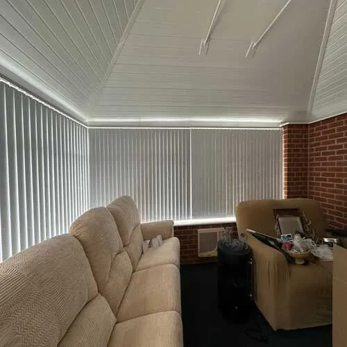 Living room blinds fitted in Dublin