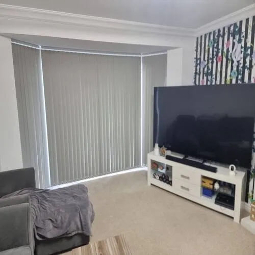 Living room blinds fitted in Dublin