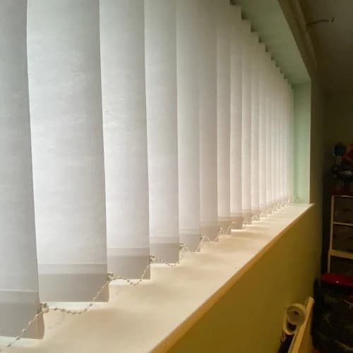 Vertical blinds fitted in Dublin