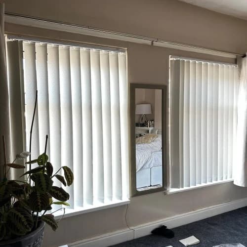 Vertical blinds fitted in Dublin