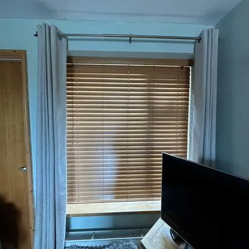 Wooden blinds fitted in Dublin